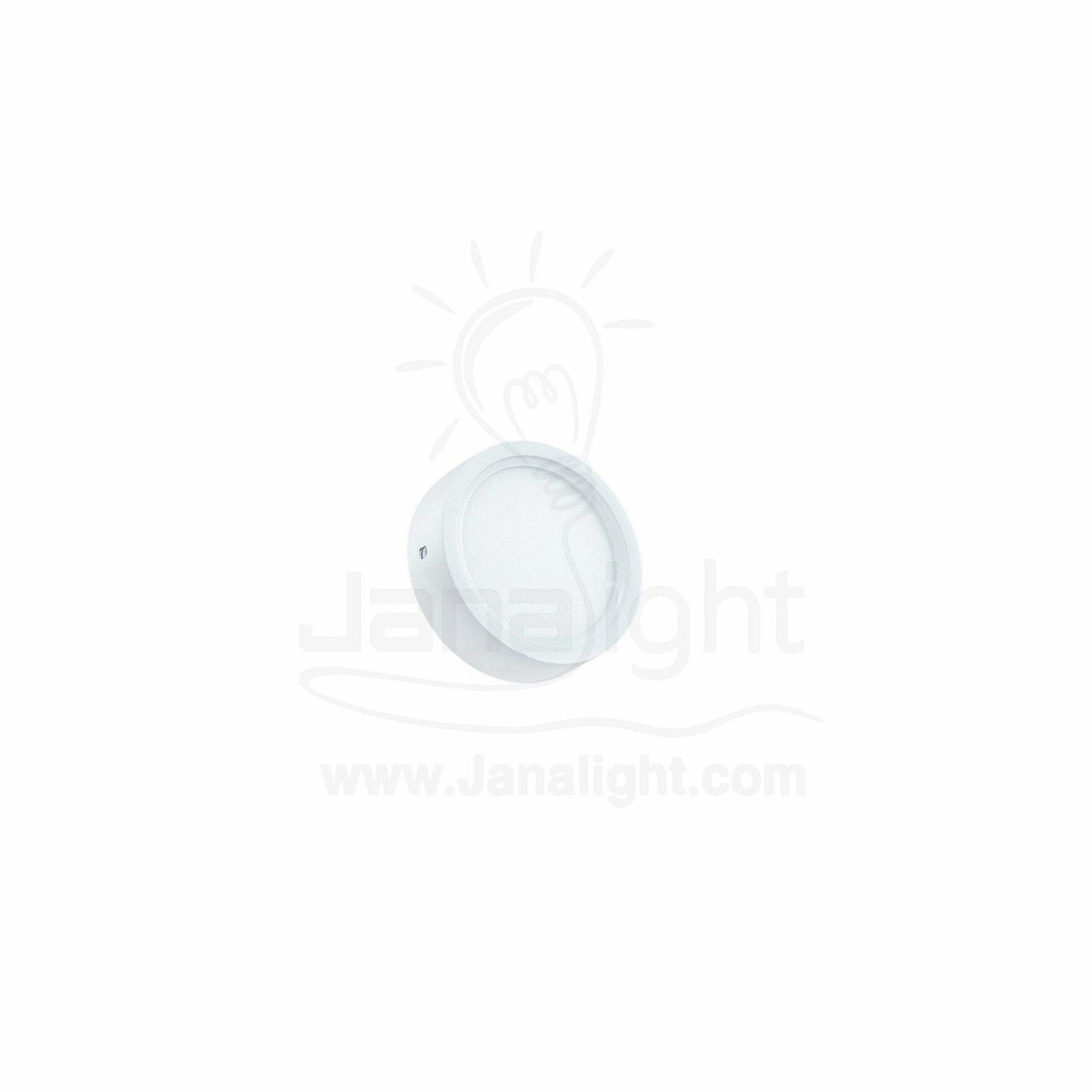 سبوت بانيل لطش 6 وات مدور ابيض panel spotlight 6 watt round warm